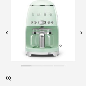 Smeg mint green coffee maker